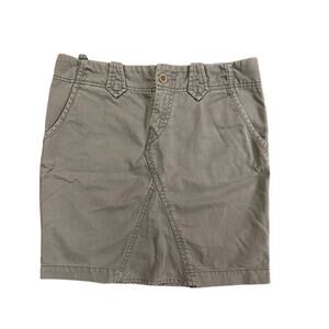 Olive Green Pencil Skirt - United Colors of Benetton - EU 40 / Approx US Size 8